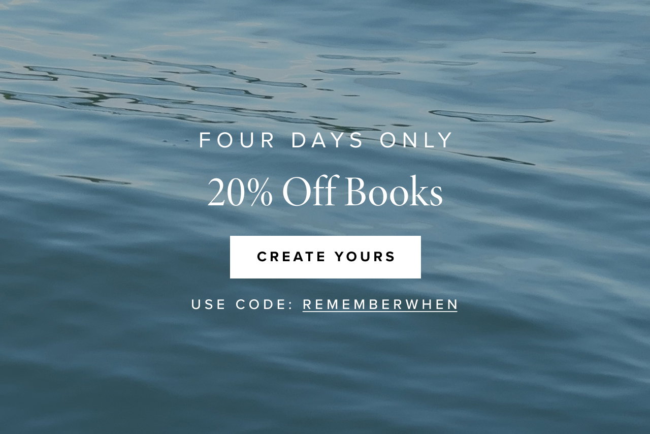Four days only- 20% off books