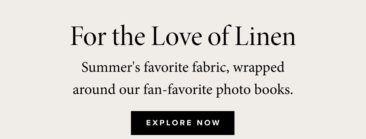 Summer's favorite fabric, wrapped around our fan-favorite photo books.