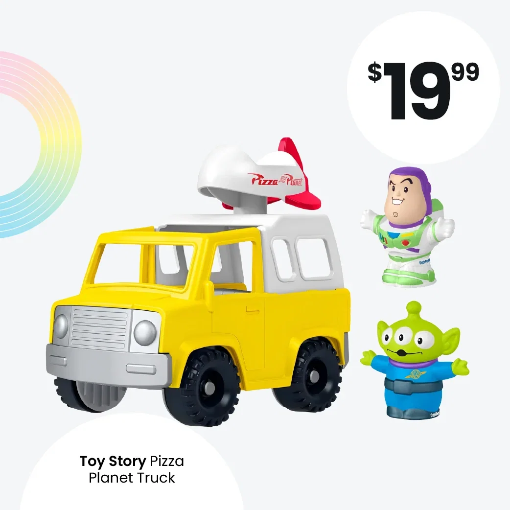 Fisher-Price Little People Disney Pixar Toy Story Pizza Planet Truck & Buzz Lightyear