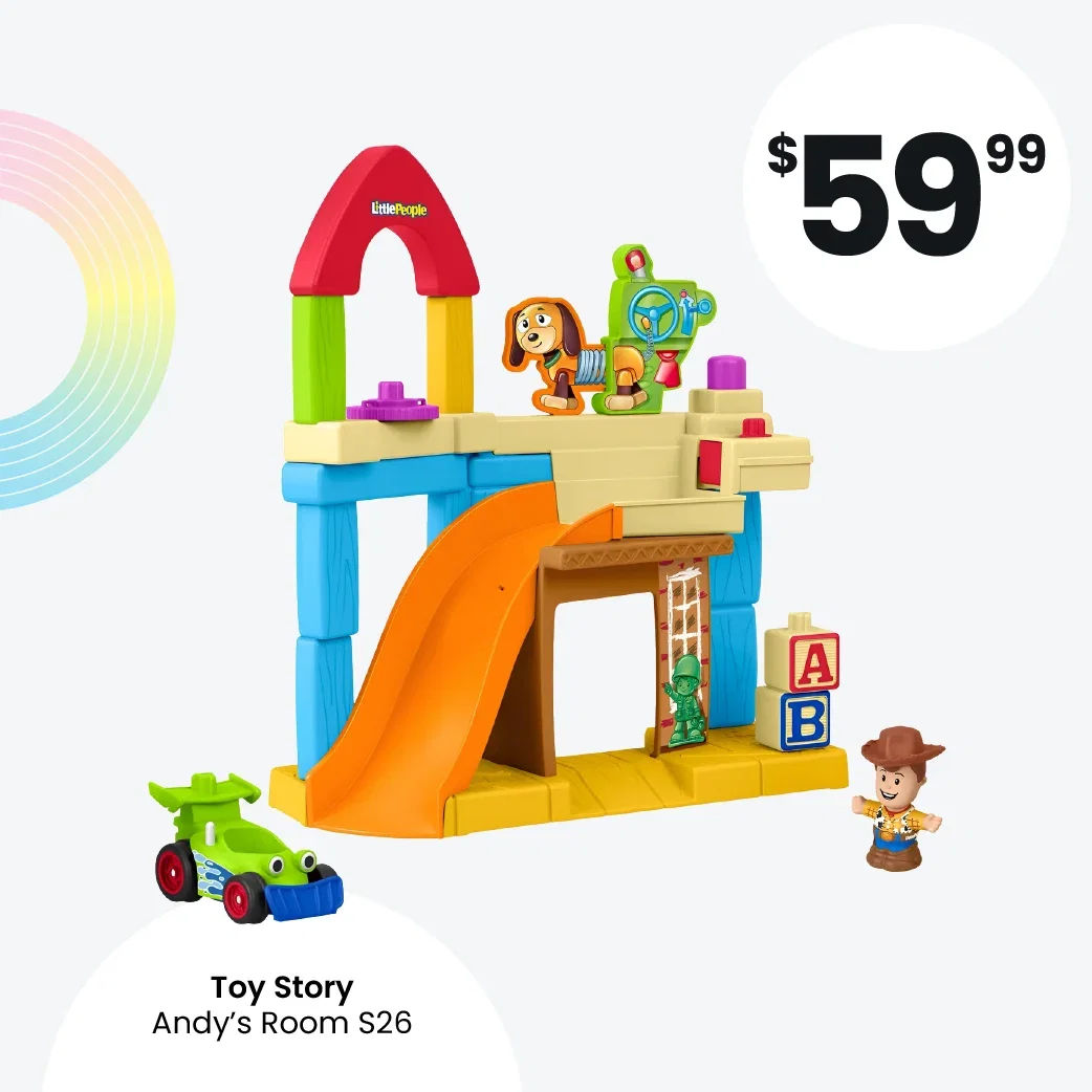 Fisher-Price Little People Disney Pixar Toy Story Andy's Room Toddler Playset