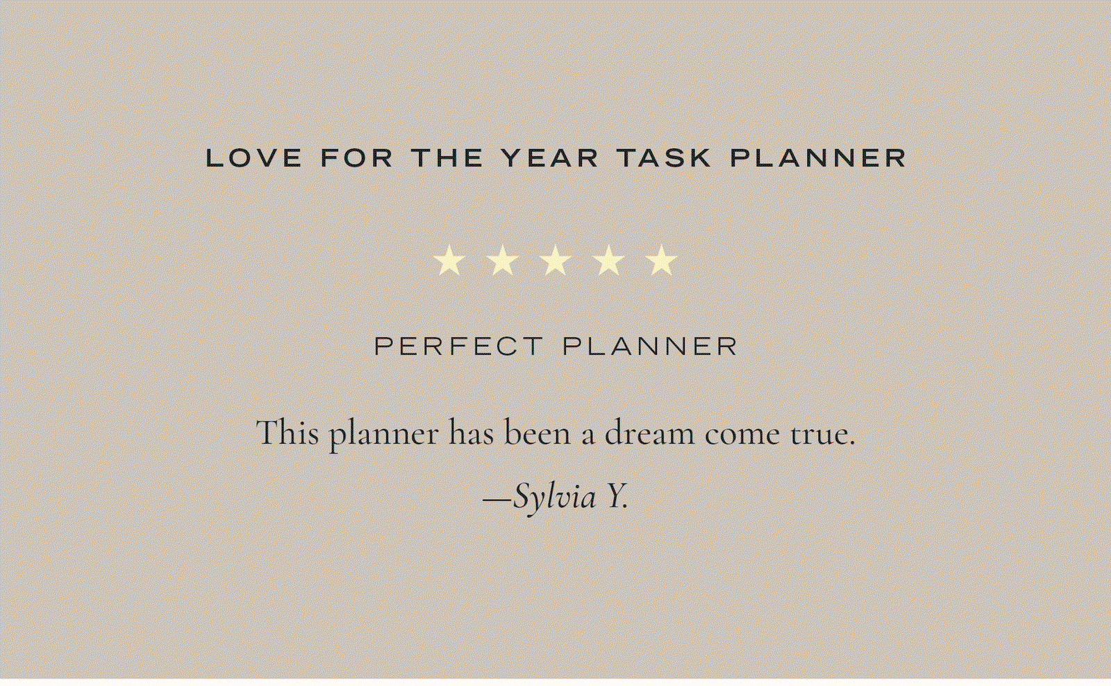 Love for the Year Task Planner