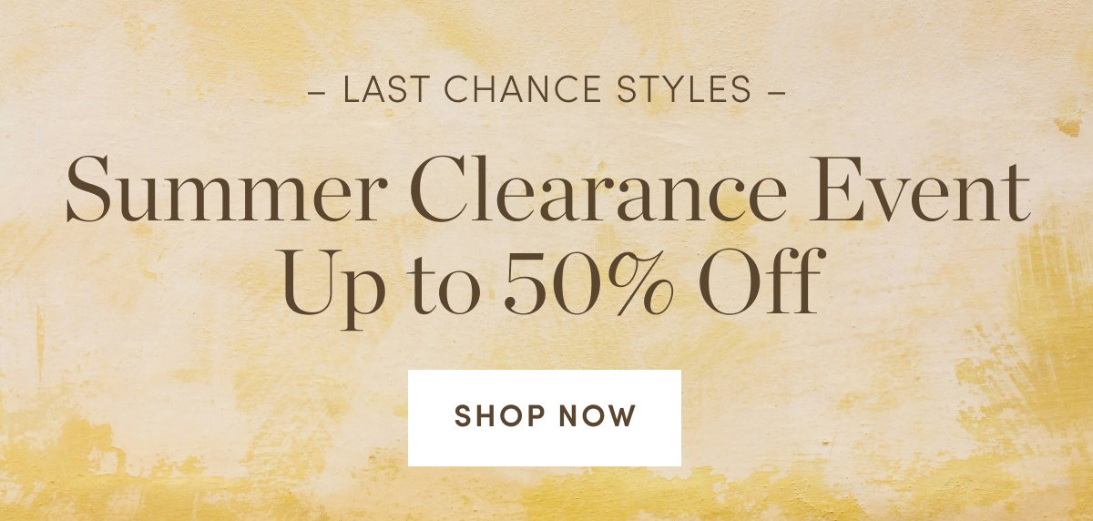 Up to 50% Off Clearance