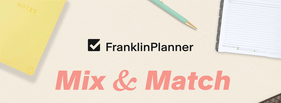 Franklin Planner. Mix And Match.