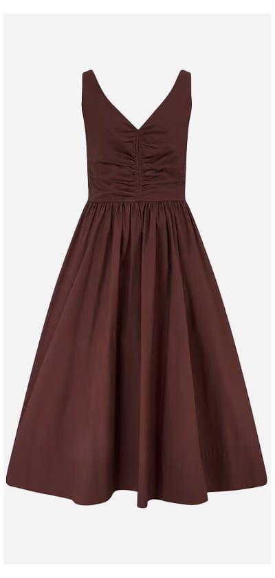 Patrice Dress In Adobe Brown