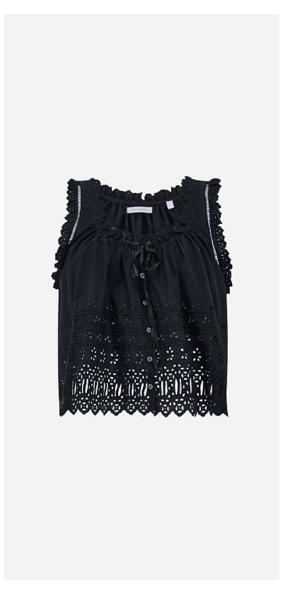 Toussine Top In Black