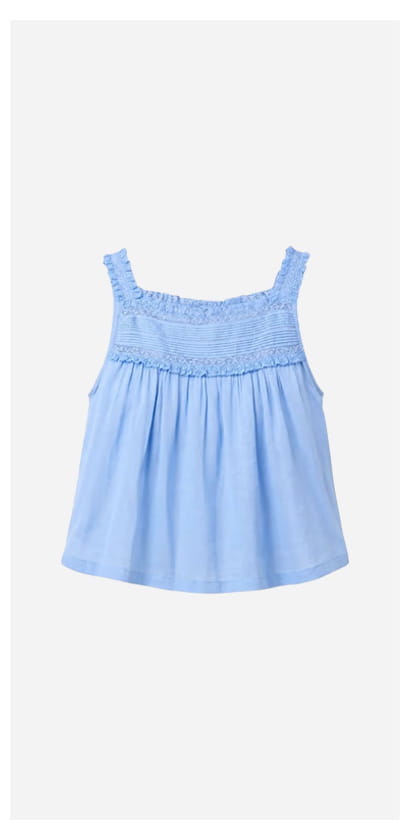 Benita Top In Bluejay