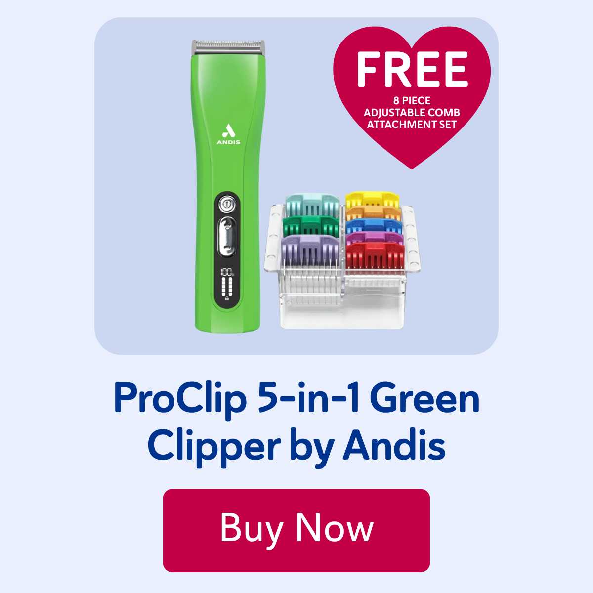 ProClip 5-in-1 Green Clipper by Andis