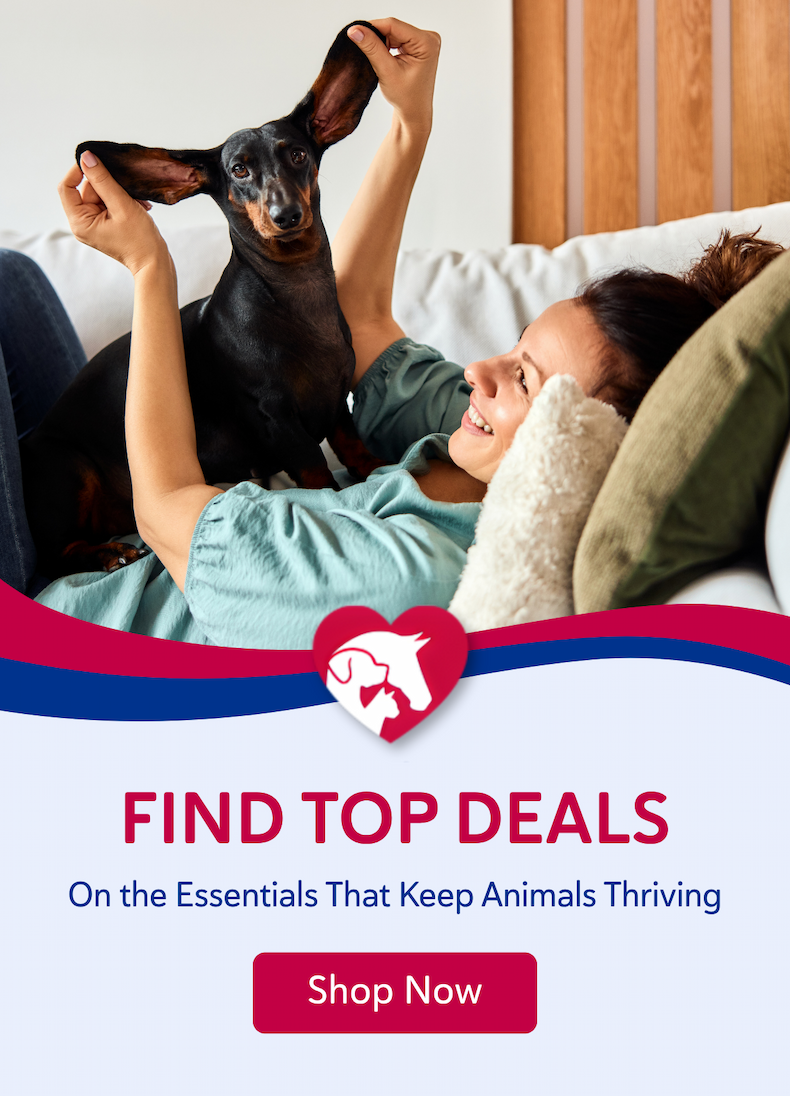 Find top deals on the essentials that keep animals thriving.