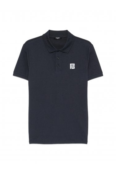 Embroidered PS Piquet Polo Navy