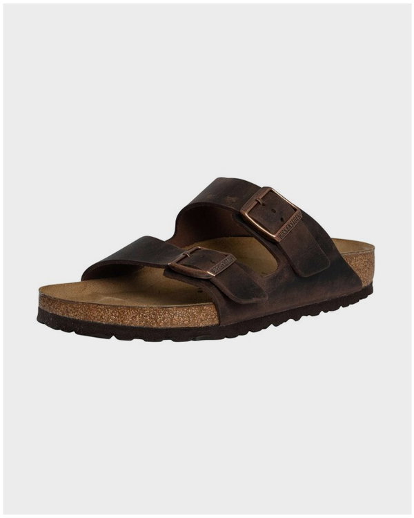 Birkenstock Arizona Natural Leather Oiled Sandals