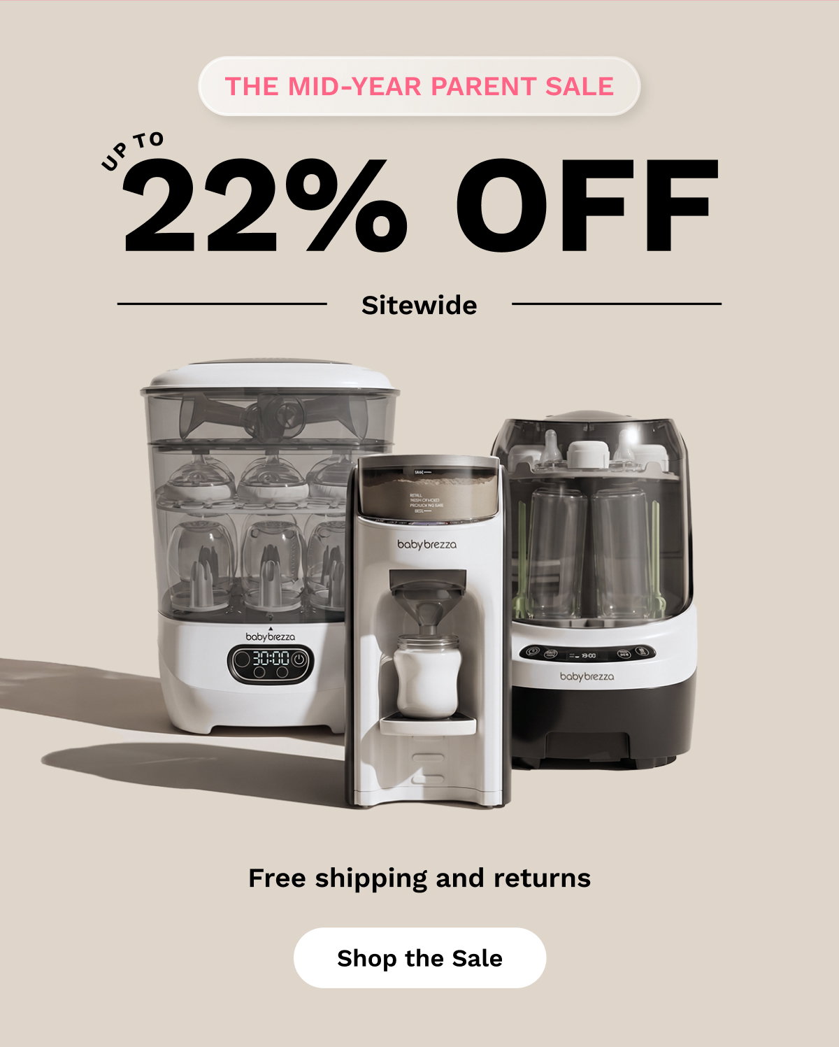 The Mid-Year Parent Sale Up To 22% OFF Sitewide | Shop The Sale