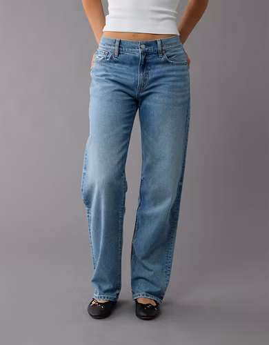AE Low-Rise Baggy Straight Jean