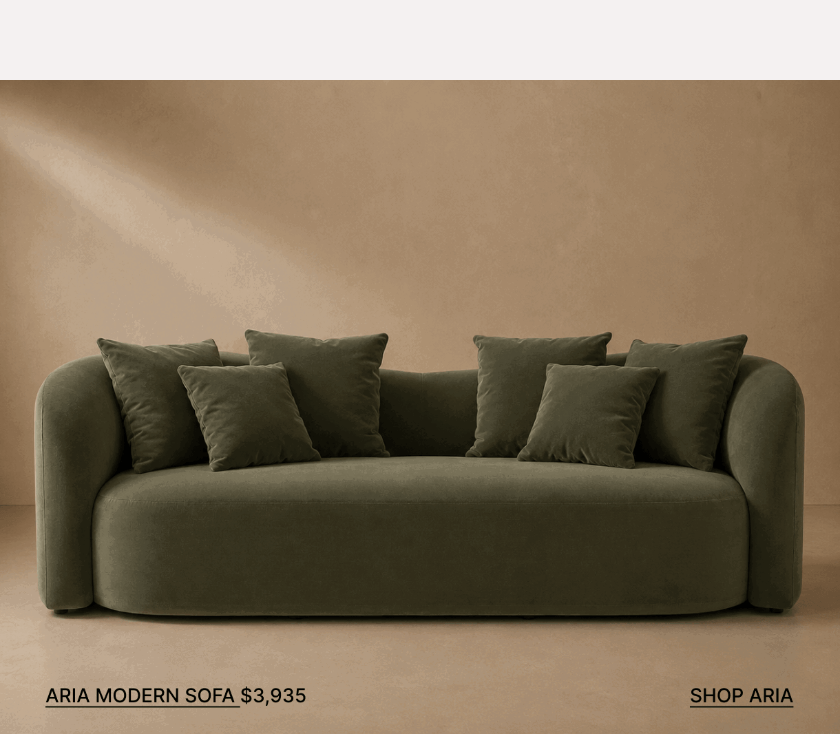 ARIA MODERN SOFA - $3,935 – SHOP ARIA