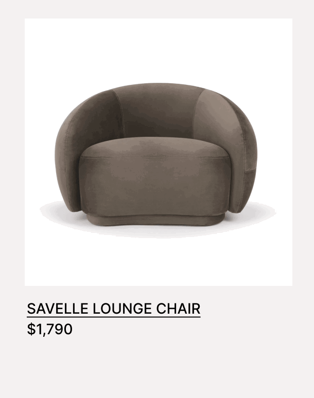 SAVELLE LOUNGE CHAIR – $1,790