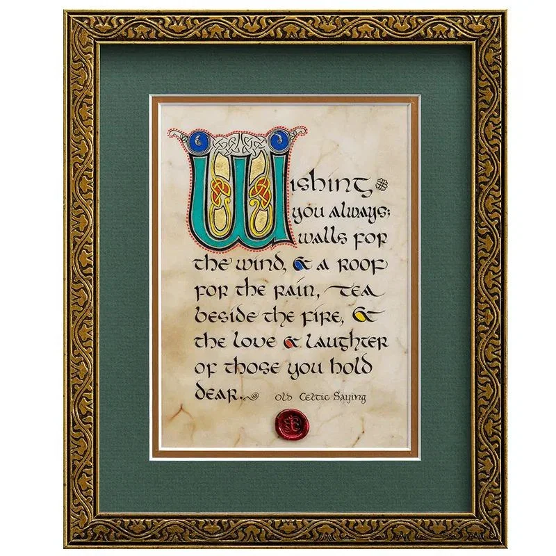 Image of Traditional Old Celtic Saying Print