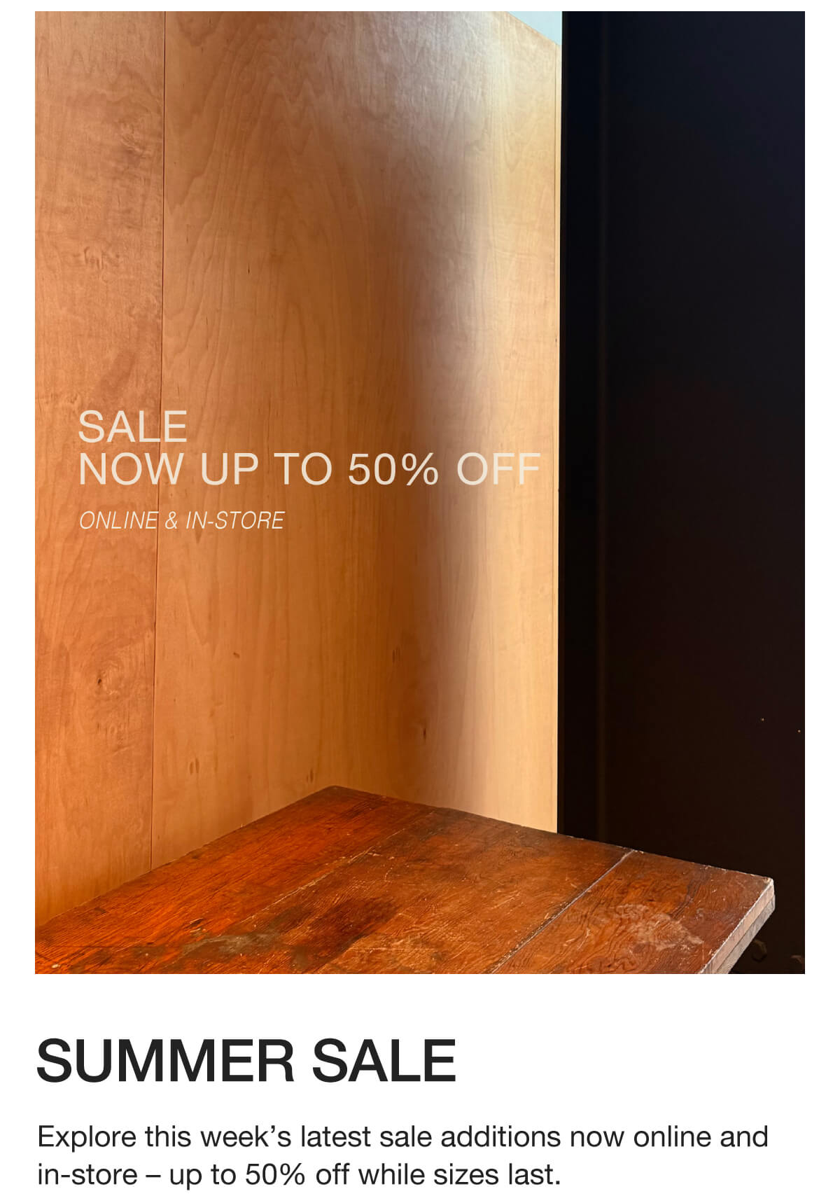 Summer Sale