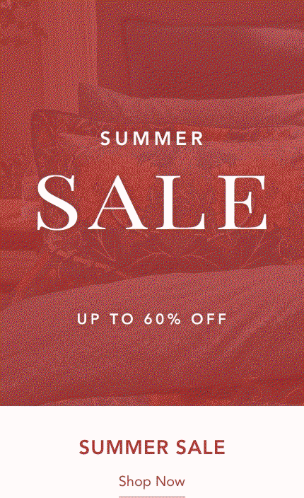 Summer Sale Up to 60% Off