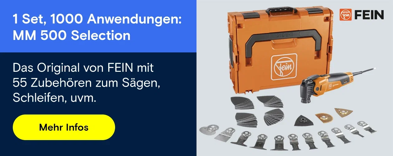 Fein Multitool inkl. Koffer, mit Zubehör 350 W