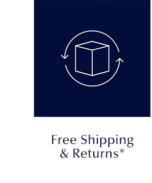 Free shipping & returns<br>