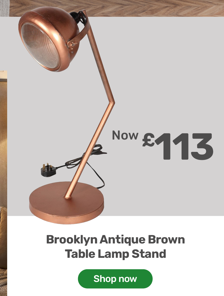 Brooklyn Cooper Table Lamp Stand. £113