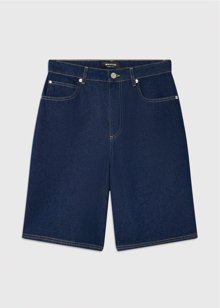 Dark Denim Authentic Knee Length Short