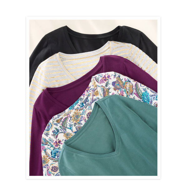 Premium Pima Tunics collage