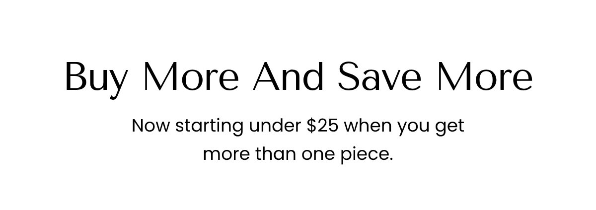 Buy More And Save More