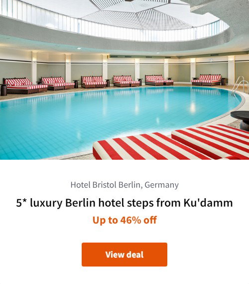 5* luxury Berlin hotel steps from Ku'damm