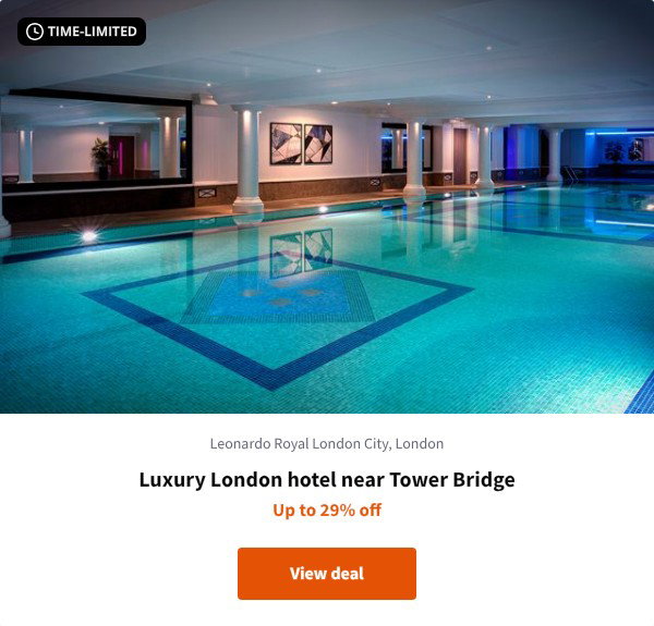 Luxury London hotel near Tower Bridge
