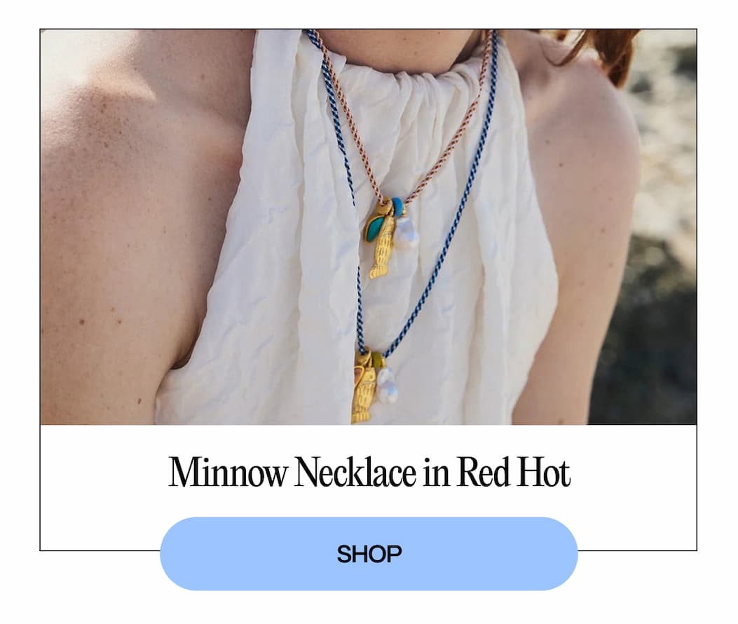 Minnow Necklace in Red Hot | SHOP 