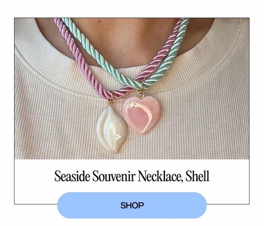 Seaside Souvenir Necklace, Shell | SHOP 