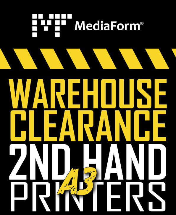 Warehouse Clearance 2nd Hand A3 Printers @ MediaForm