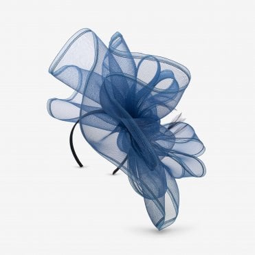 Jon Richard Navy Large Hat Fascinator