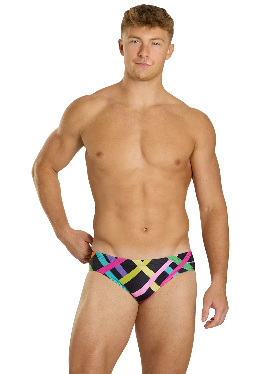Image of Sporti HydroLast High Voltage Brief Swimsuit (26-40)