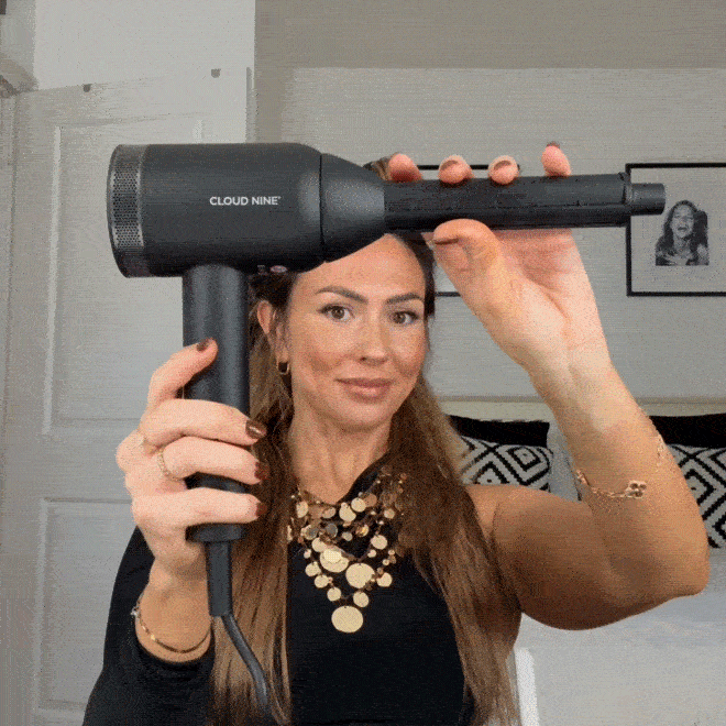 GIF of The Airshot Pro with Volumising Attachments