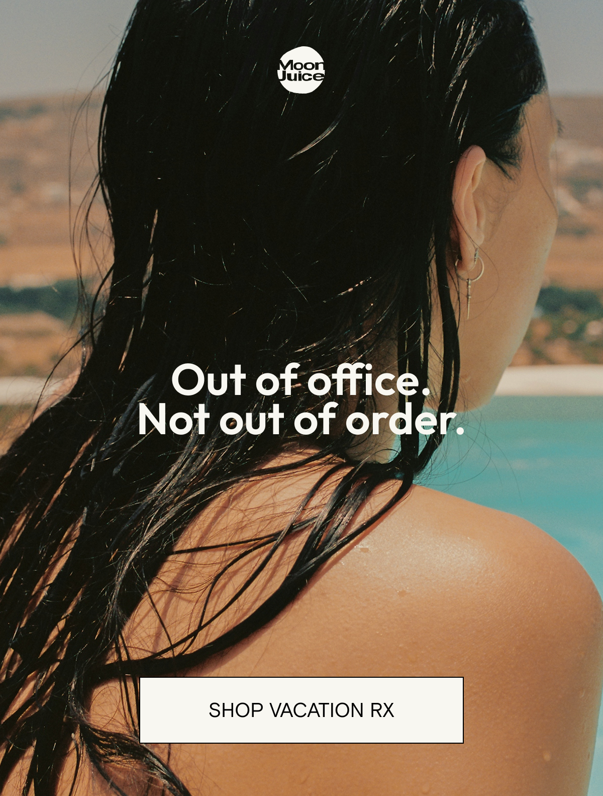 Out of office, not out of order. Shop Vacation RX