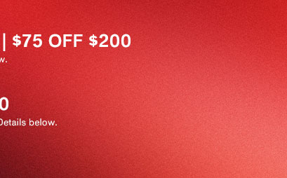 SEMI-ANNUAL SALE! $40 Off $120 | $75 Off $200 with Code: 1052 | App Only: $100 Off $250, Code: 1082