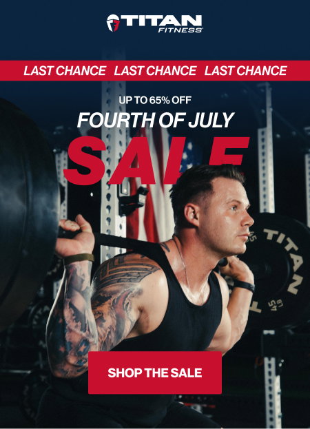 Titan Fitness Fourth of July Sale