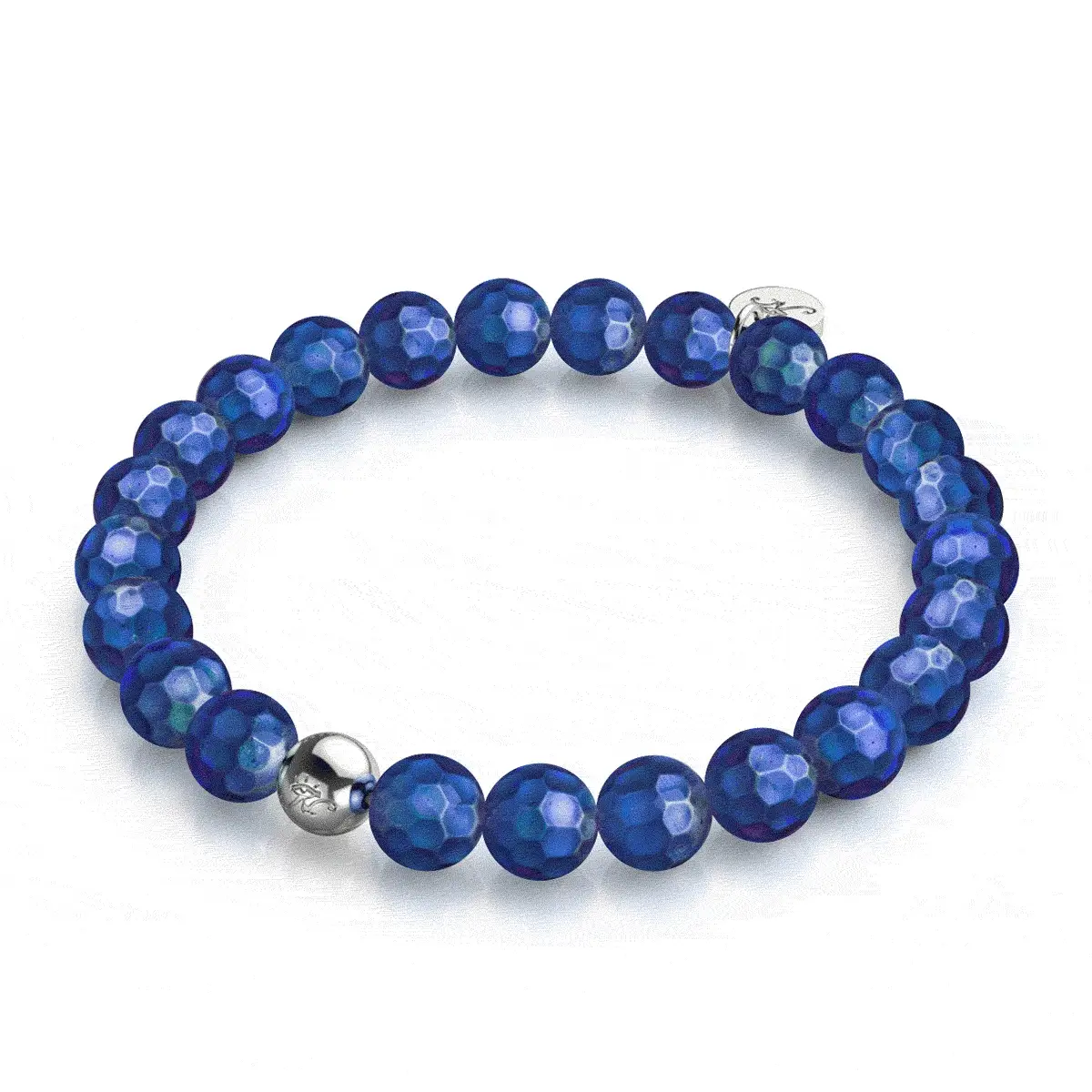 Image of NOGU Chromata | MoodSphere Bracelet in Blue Silver
