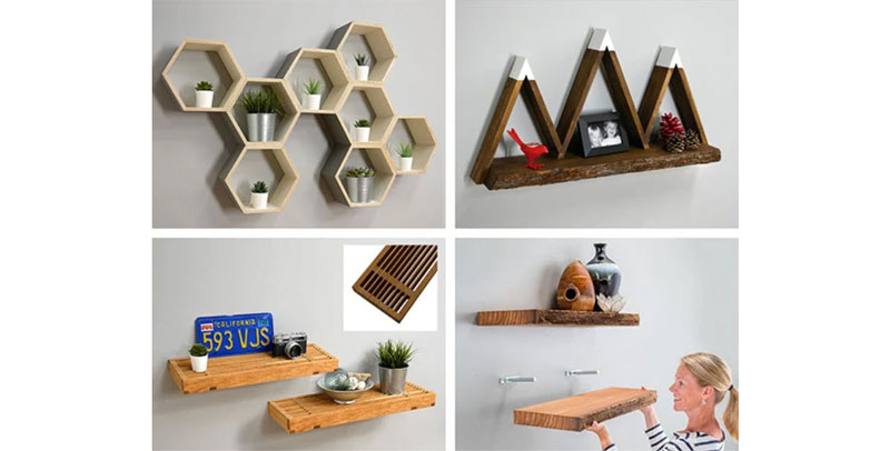 Wall shelf styles