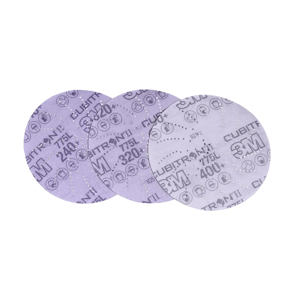 3M Xtract Cubitron II 775L 5'' Dia. Film-Backed Disc Multi-Packs