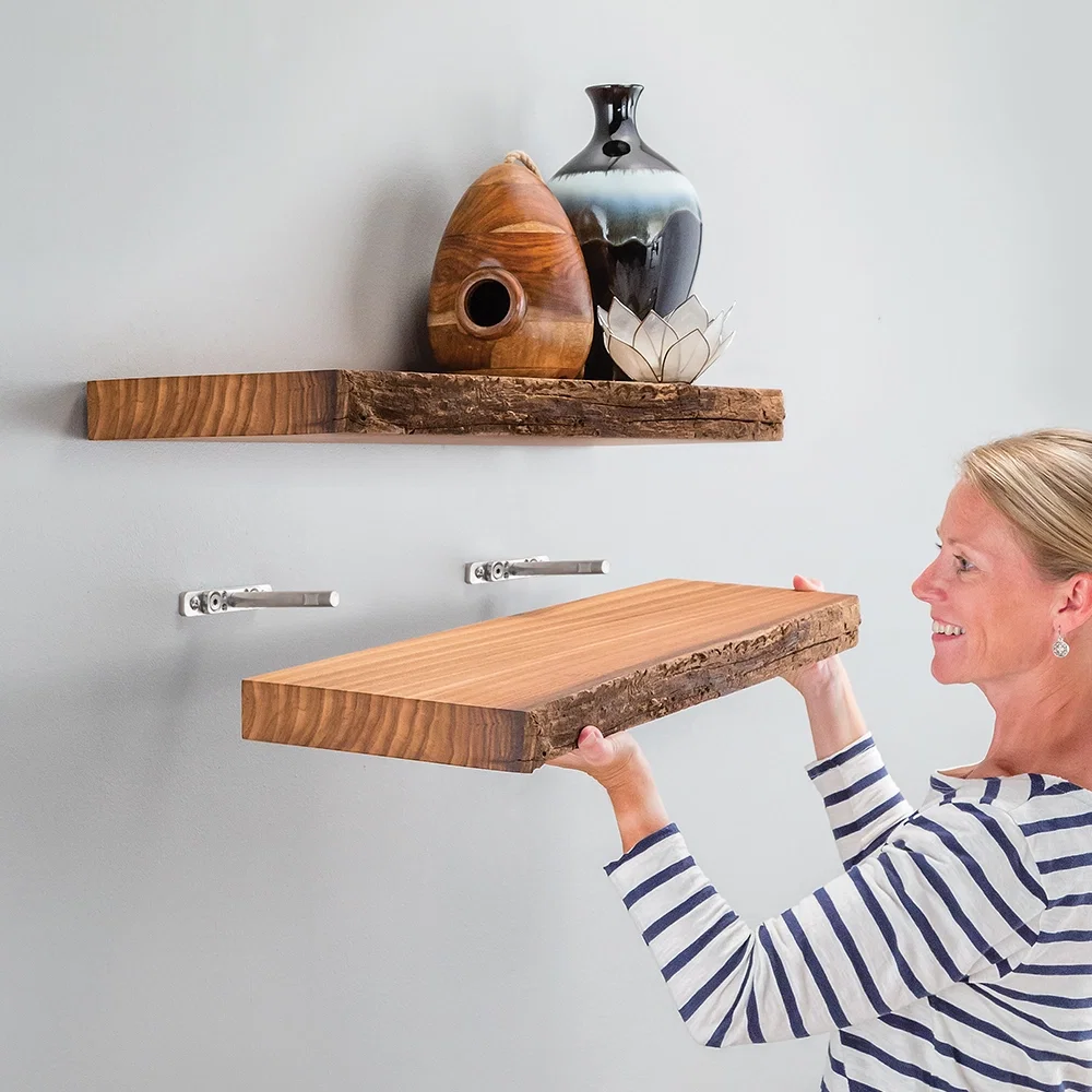 Rockler I-Semble Heavy-Duty Floating Shelf Supports, Pair