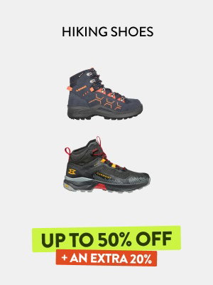 Hiking Shoes UP TO 50% OFF + an extra 20%	