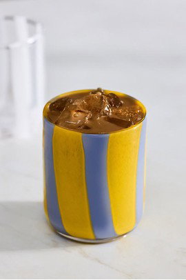 The Ribbon Stripe Juice Glass