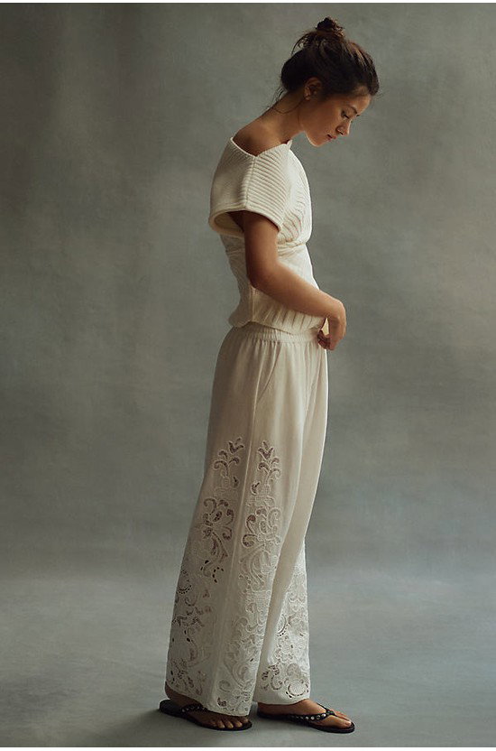 NVLT Embroidered Pants