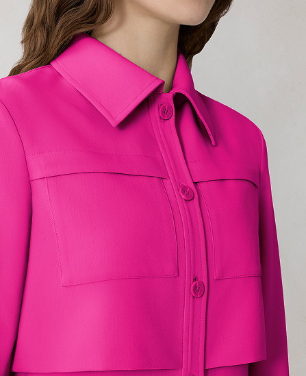 HAISLEY Safari Jacket in Stretch Cross-Hatch