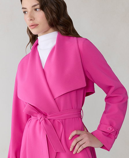 OLIVIA Draped Wrap Coat