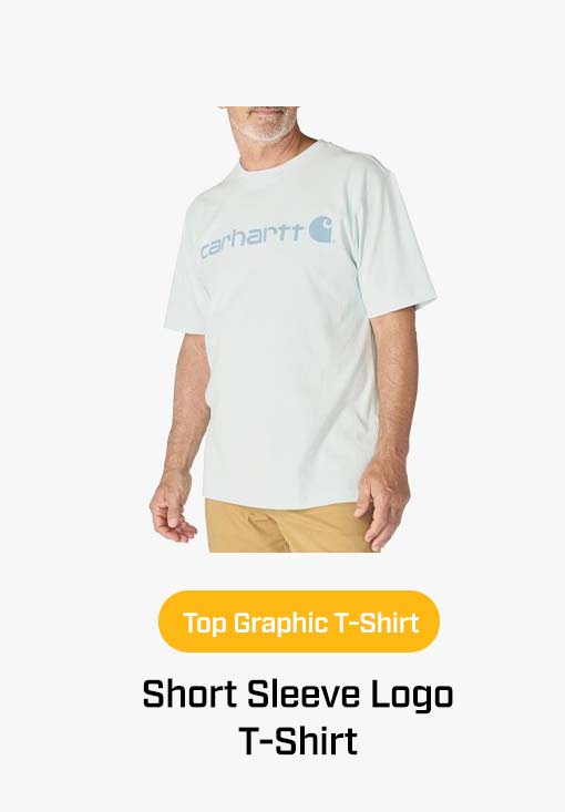 A man wearing a t-shirt. 