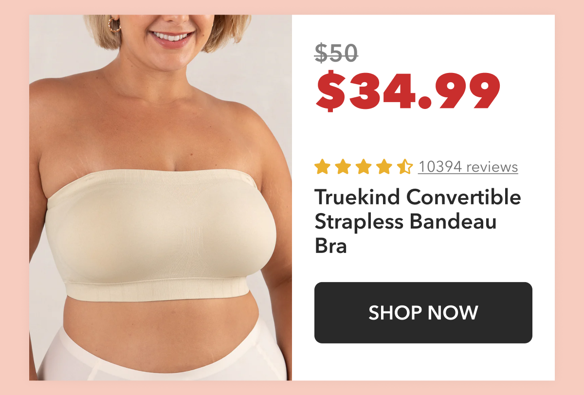 Shop Strapless Bandeau Bra
