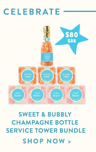 Sweet & Bubbly Champagne Bottle Service Tower Bundle